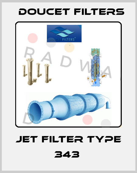 Jet Filter type 343  Doucet Filters