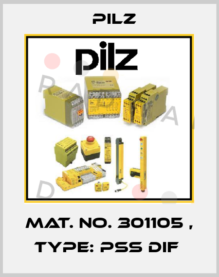 Mat. No. 301105 , Type: PSS DIF  Pilz