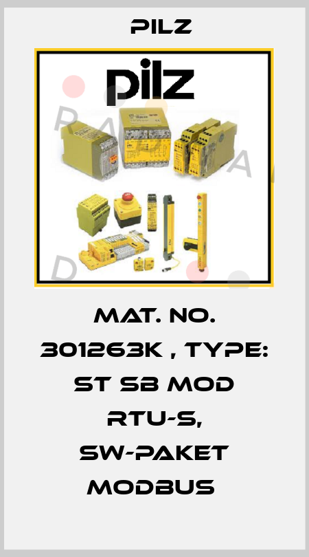 Mat. No. 301263K , Type: ST SB Mod RTU-S, SW-Paket MODBUS  Pilz