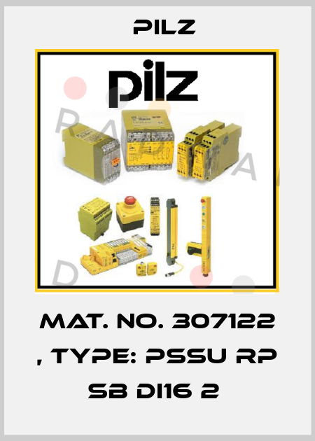 Mat. No. 307122 , Type: PSSu rp SB DI16 2  Pilz