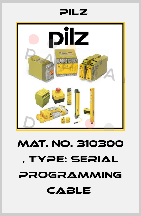 Mat. No. 310300 , Type: Serial programming cable  Pilz