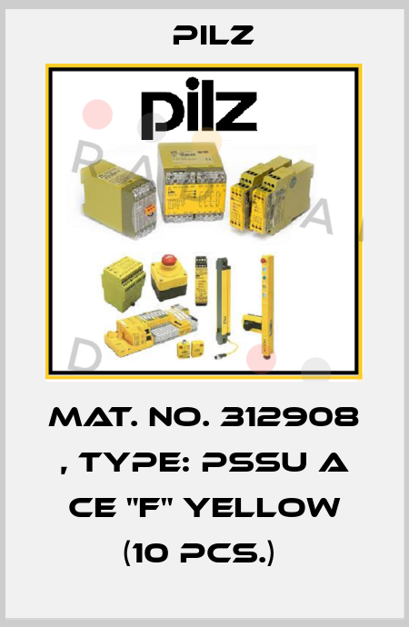 Mat. No. 312908 , Type: PSSu A CE "F" yellow (10 pcs.)  Pilz