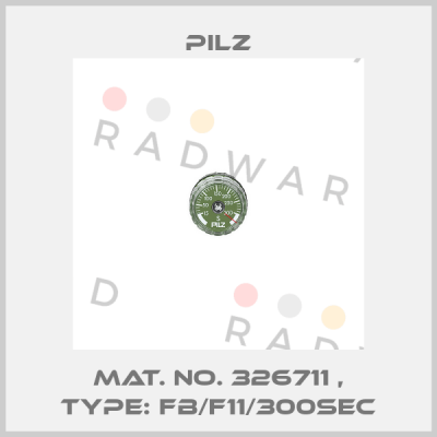 Mat. No. 326711 , Type: FB/F11/300SEC Pilz