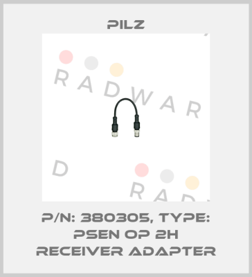 p/n: 380305, Type: PSEN op 2H Receiver adapter Pilz