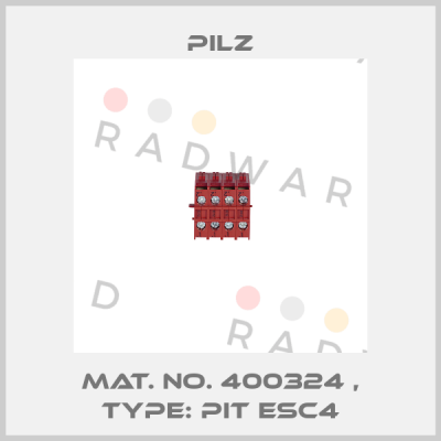 Mat. No. 400324 , Type: PIT esc4 Pilz