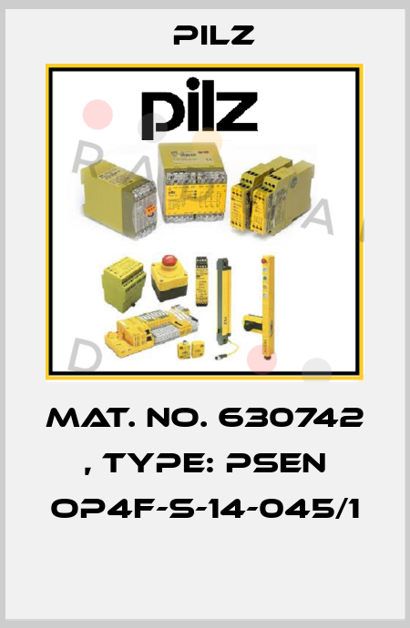 Mat. No. 630742 , Type: PSEN op4F-s-14-045/1  Pilz