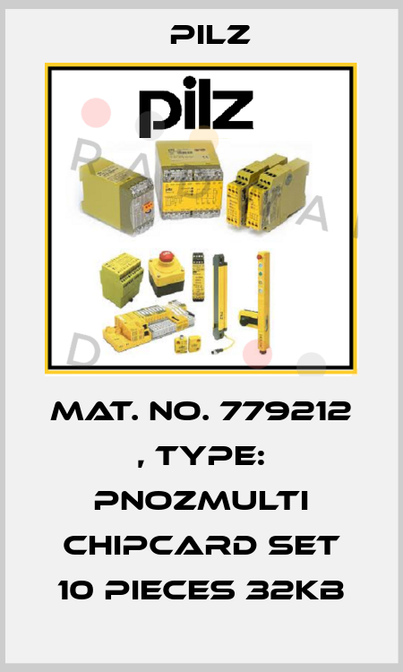 Mat. No. 779212 , Type: PNOZmulti Chipcard Set 10 pieces 32kB Pilz