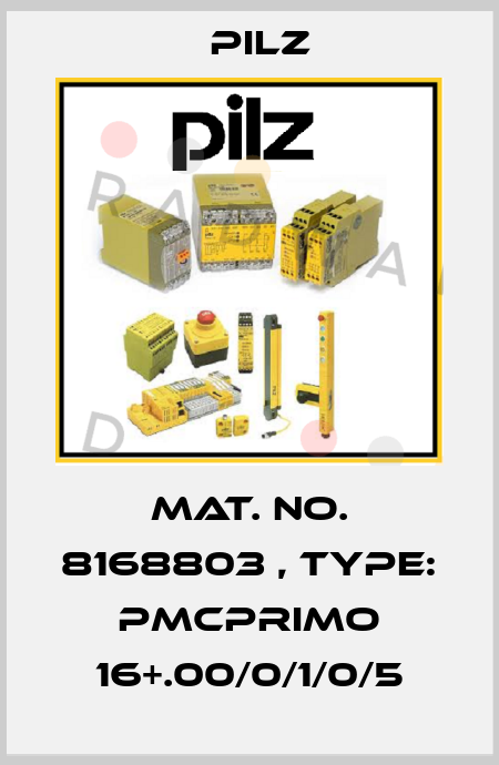 Mat. No. 8168803 , Type: PMCprimo 16+.00/0/1/0/5 Pilz
