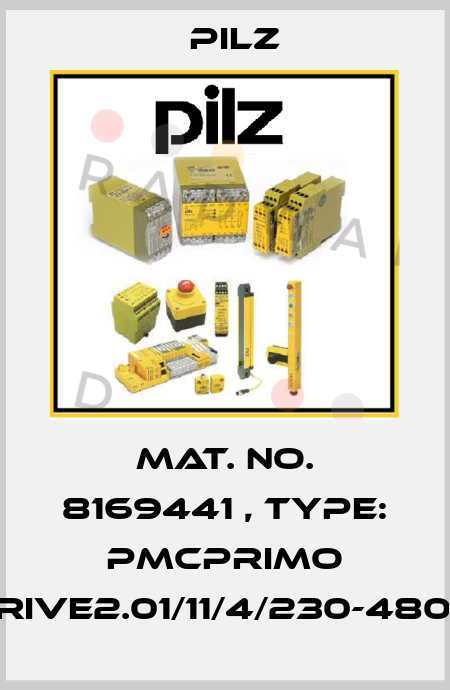 Mat. No. 8169441 , Type: PMCprimo Drive2.01/11/4/230-480V Pilz