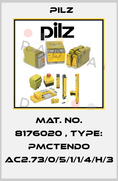 Mat. No. 8176020 , Type: PMCtendo AC2.73/0/5/1/1/4/H/3 Pilz