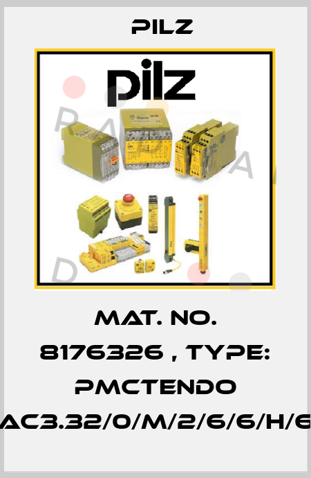 Mat. No. 8176326 , Type: PMCtendo AC3.32/0/M/2/6/6/H/6 Pilz