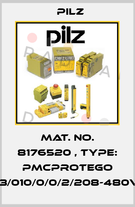 Mat. No. 8176520 , Type: PMCprotego D.03/010/0/0/2/208-480VAC Pilz