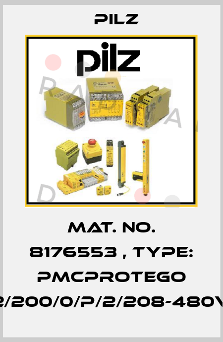 Mat. No. 8176553 , Type: PMCprotego D.12/200/0/P/2/208-480VAC Pilz