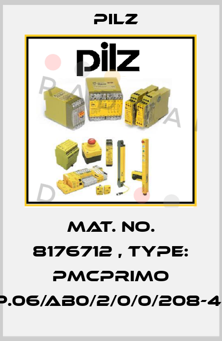 Mat. No. 8176712 , Type: PMCprimo DriveP.06/AB0/2/0/0/208-480VAC Pilz