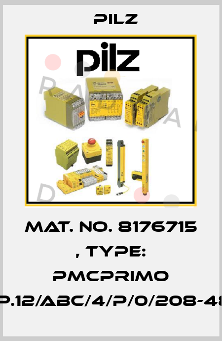 Mat. No. 8176715 , Type: PMCprimo DriveP.12/ABC/4/P/0/208-480VAC Pilz