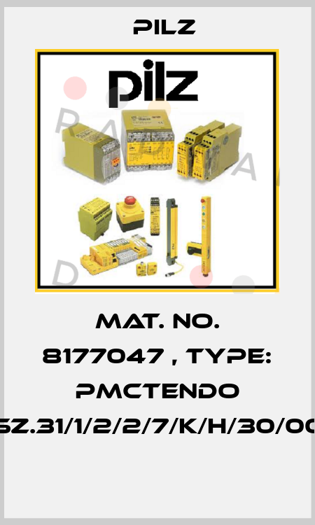 Mat. No. 8177047 , Type: PMCtendo SZ.31/1/2/2/7/K/H/30/00  Pilz