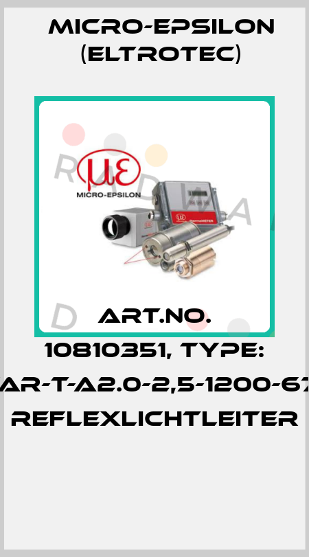 Art.No. 10810351, Type: FAR-T-A2.0-2,5-1200-67° Reflexlichtleiter  Micro-Epsilon (Eltrotec)