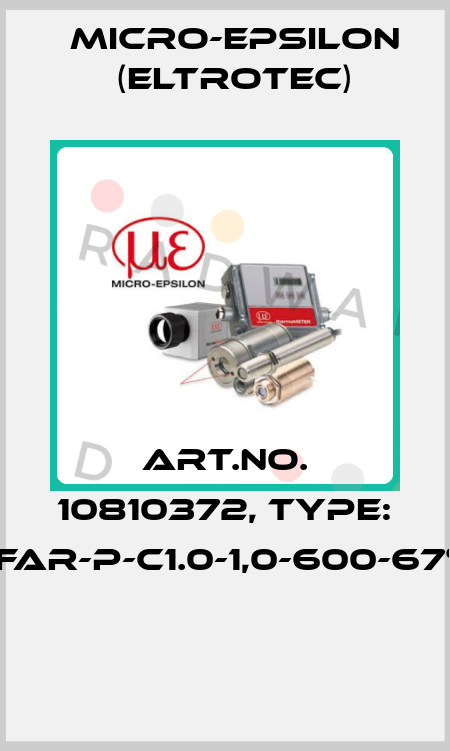 Art.No. 10810372, Type: FAR-P-C1.0-1,0-600-67°  Micro-Epsilon (Eltrotec)