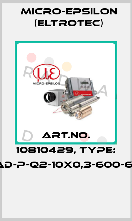 Art.No. 10810429, Type: FAD-P-Q2-10X0,3-600-67°  Micro-Epsilon (Eltrotec)
