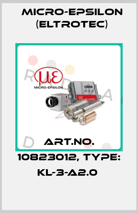 Art.No. 10823012, Type: KL-3-A2.0  Micro-Epsilon (Eltrotec)