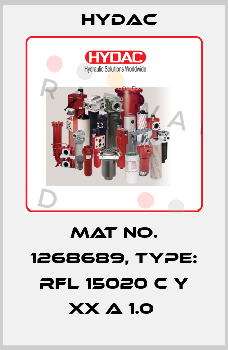 Mat No. 1268689, Type: RFL 15020 C Y XX A 1.0  Hydac