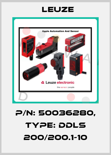p/n: 50036280, Type: DDLS 200/200.1-10 Leuze