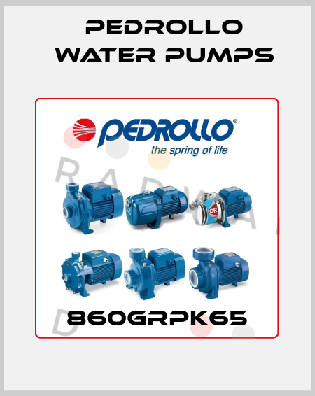 860GRPK65 Pedrollo Water Pumps