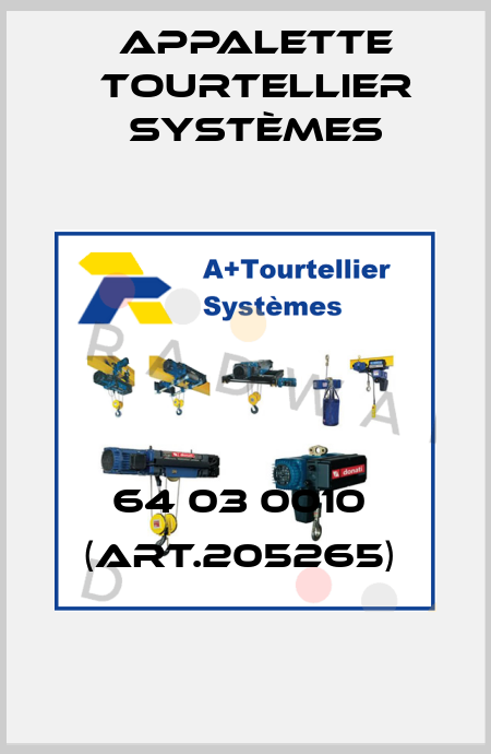 64 03 0010  (ART.205265)  Appalette Tourtellier Systèmes