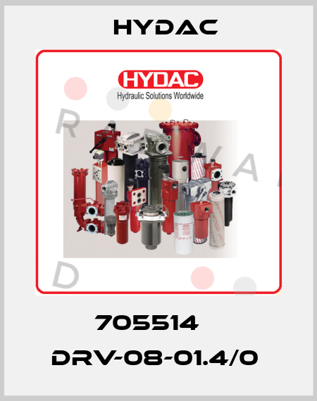 705514    DRV-08-01.4/0  Hydac