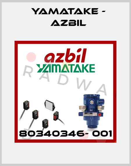 80340346- 001 Yamatake - Azbil