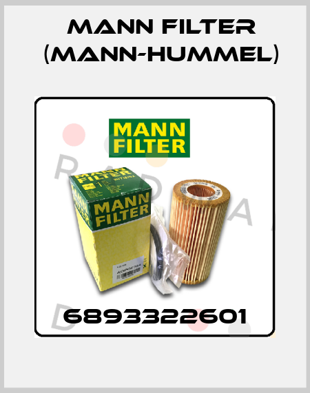 6893322601 Mann Filter (Mann-Hummel)