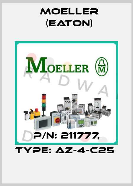 P/N: 211777, Type: AZ-4-C25  Moeller (Eaton)