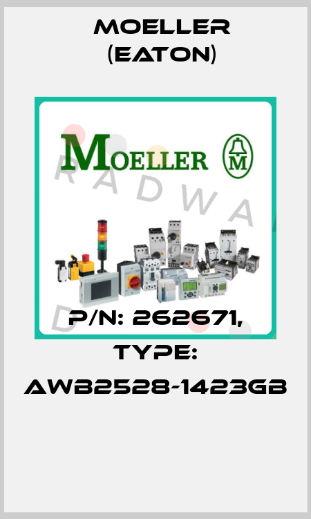 P/N: 262671, Type: AWB2528-1423GB  Moeller (Eaton)