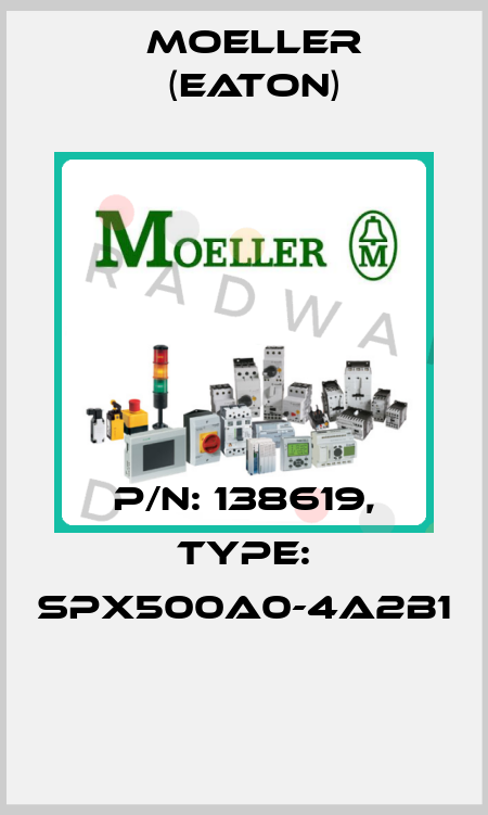 P/N: 138619, Type: SPX500A0-4A2B1  Moeller (Eaton)