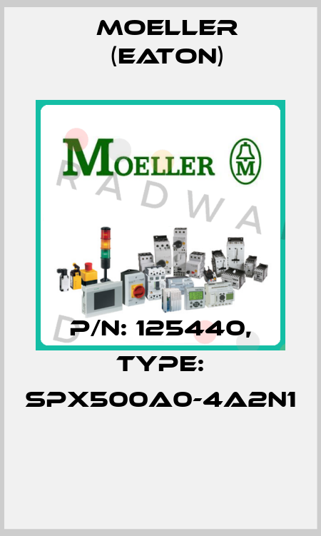 P/N: 125440, Type: SPX500A0-4A2N1  Moeller (Eaton)