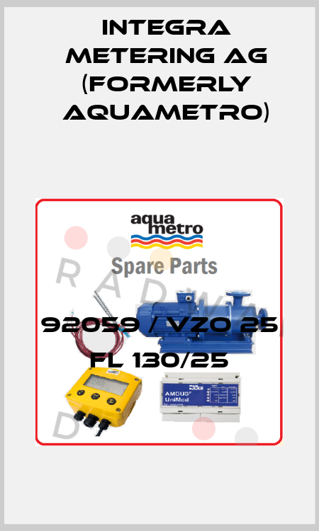 92059 / VZO 25 FL 130/25 Integra Metering AG (formerly Aquametro)