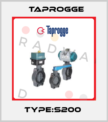 Type:S200  Taprogge