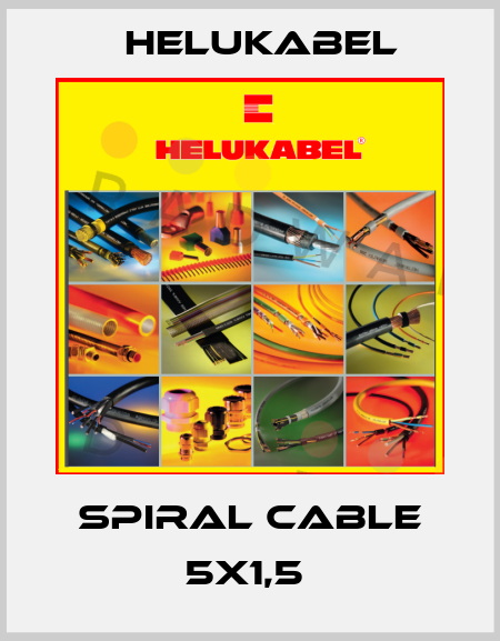 Spiral cable 5x1,5  Helukabel