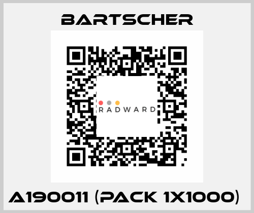 A190011 (pack 1x1000)  Bartscher