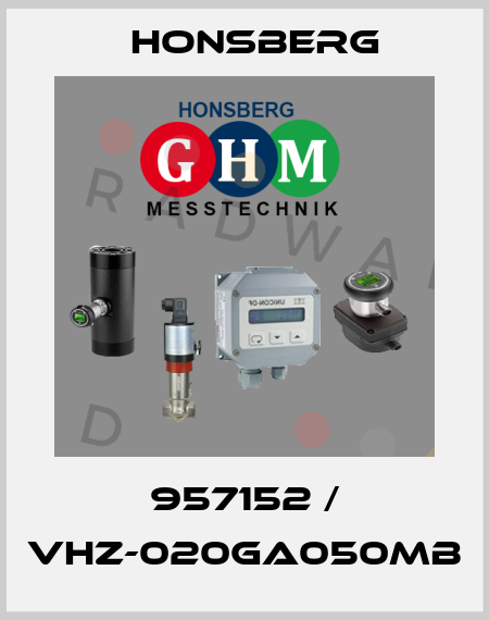 957152 / VHZ-020GA050MB Honsberg