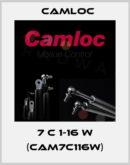 7 C 1-16 W (cam7c116W) Camloc
