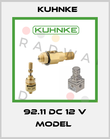 92.11 DC 12 V Model  Kuhnke