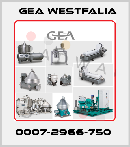 0007-2966-750  Gea Westfalia
