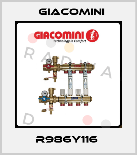 R986Y116  Giacomini