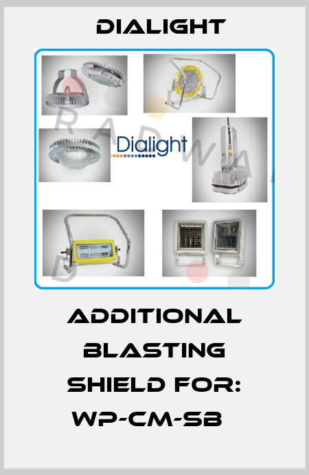 Additional Blasting Shield For: WP-CM-SB   Dialight
