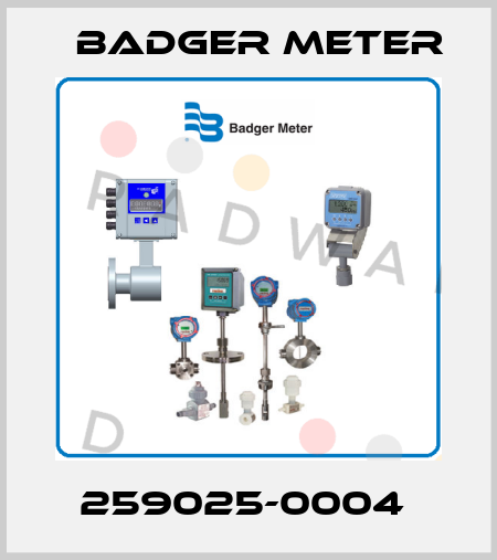 259025-0004  Badger Meter