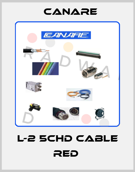 L-2 5CHD Cable Red  Canare