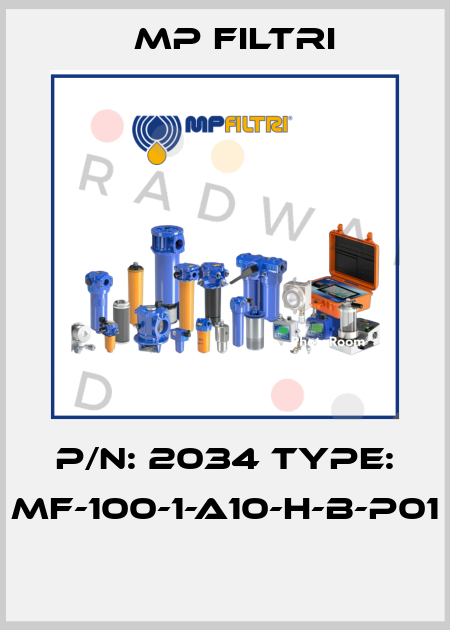 P/N: 2034 Type: MF-100-1-A10-H-B-P01  MP Filtri