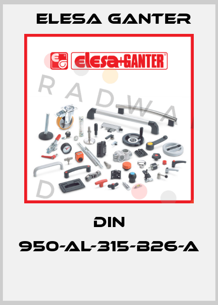 DIN 950-AL-315-B26-A  Elesa Ganter