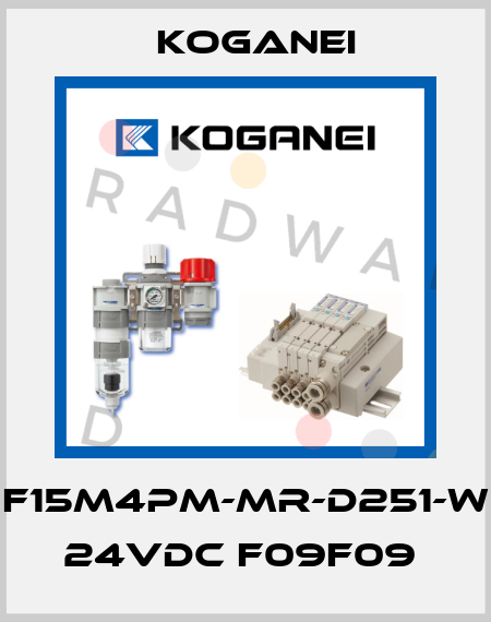 F15M4PM-MR-D251-W 24VDC F09F09  Koganei
